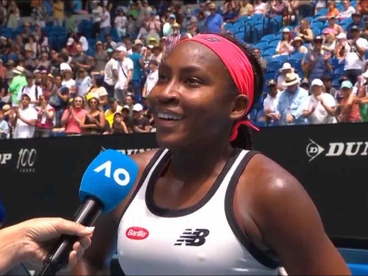 Coco Gauff is “thankful” for starting the 2023 Australian Open campaign at Rod Laver arena