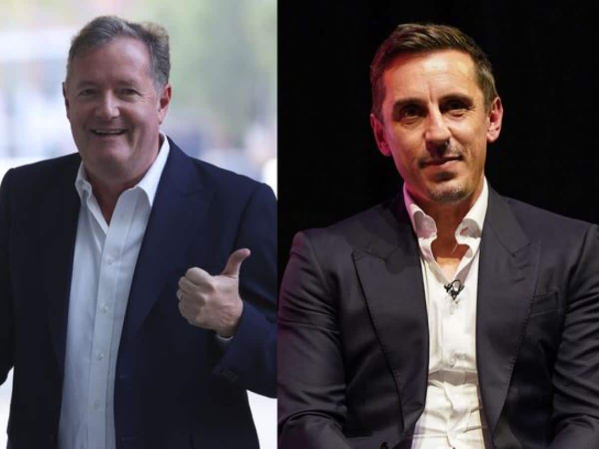 “Pipe down T-Bag,” Piers Morgan attacks Gary Neville following the pundit’s recent Premier League winner prediction