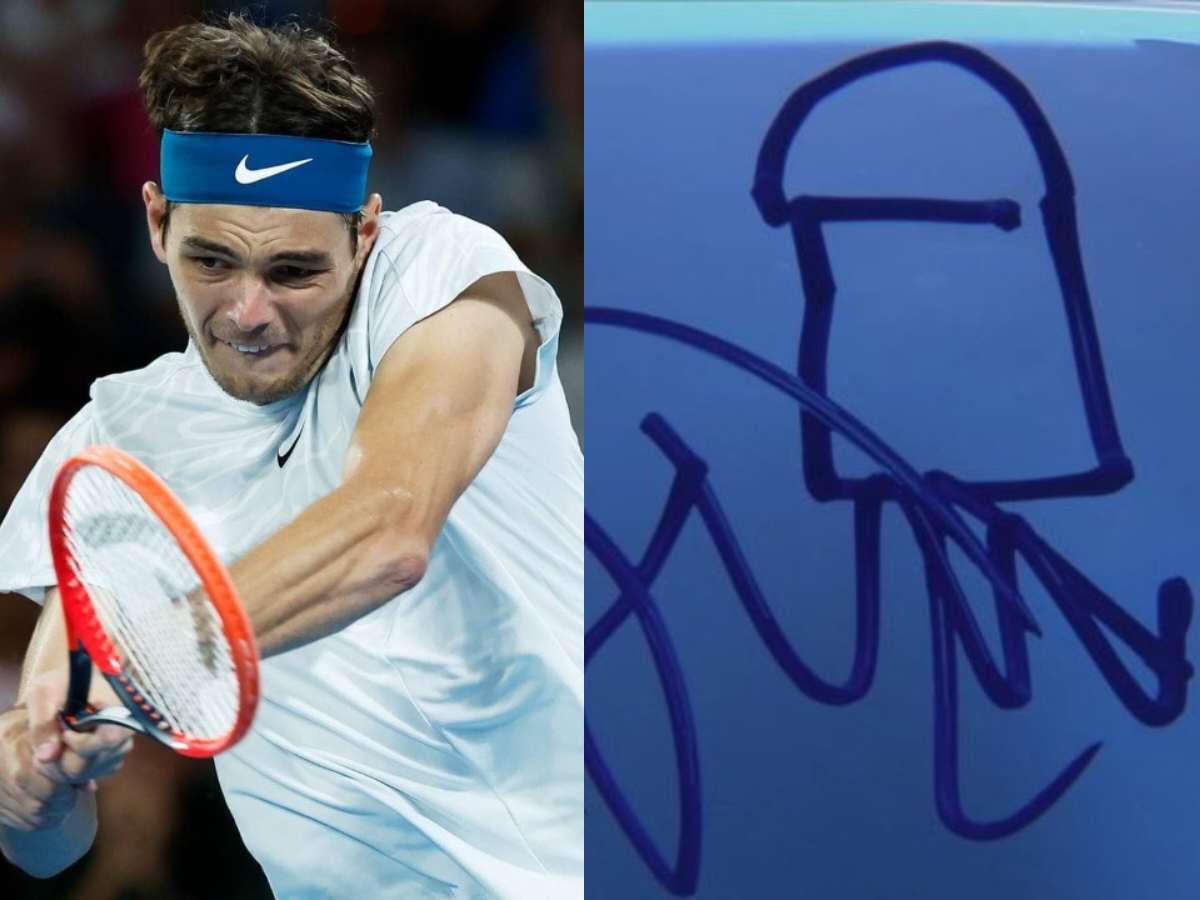 “Lucky you’re good at tennis”- Taylor Fritz’s hilarious drawing fail after Australian Open win leaves twitter in splits