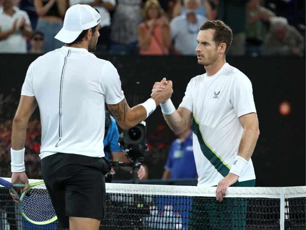 Andy Murray and Matteo Berrettini