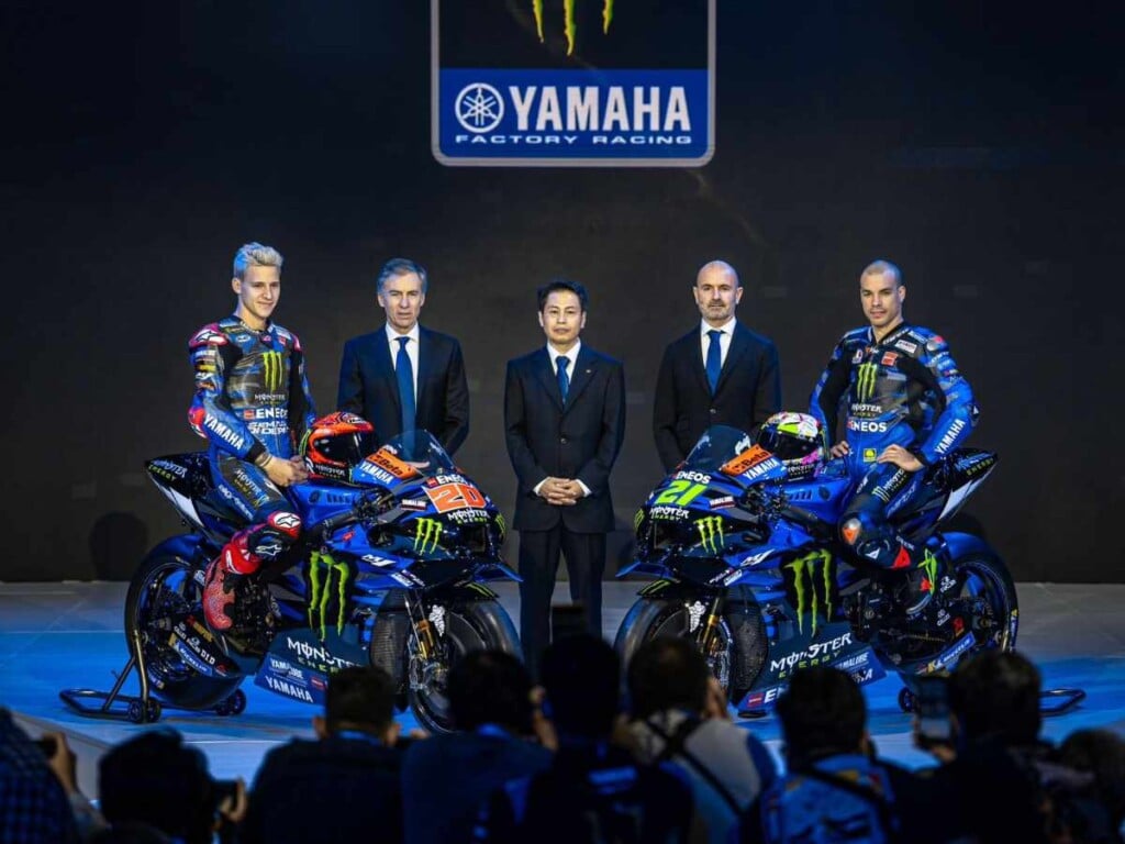   Fabio Quartararo at the Yamaha bike launch