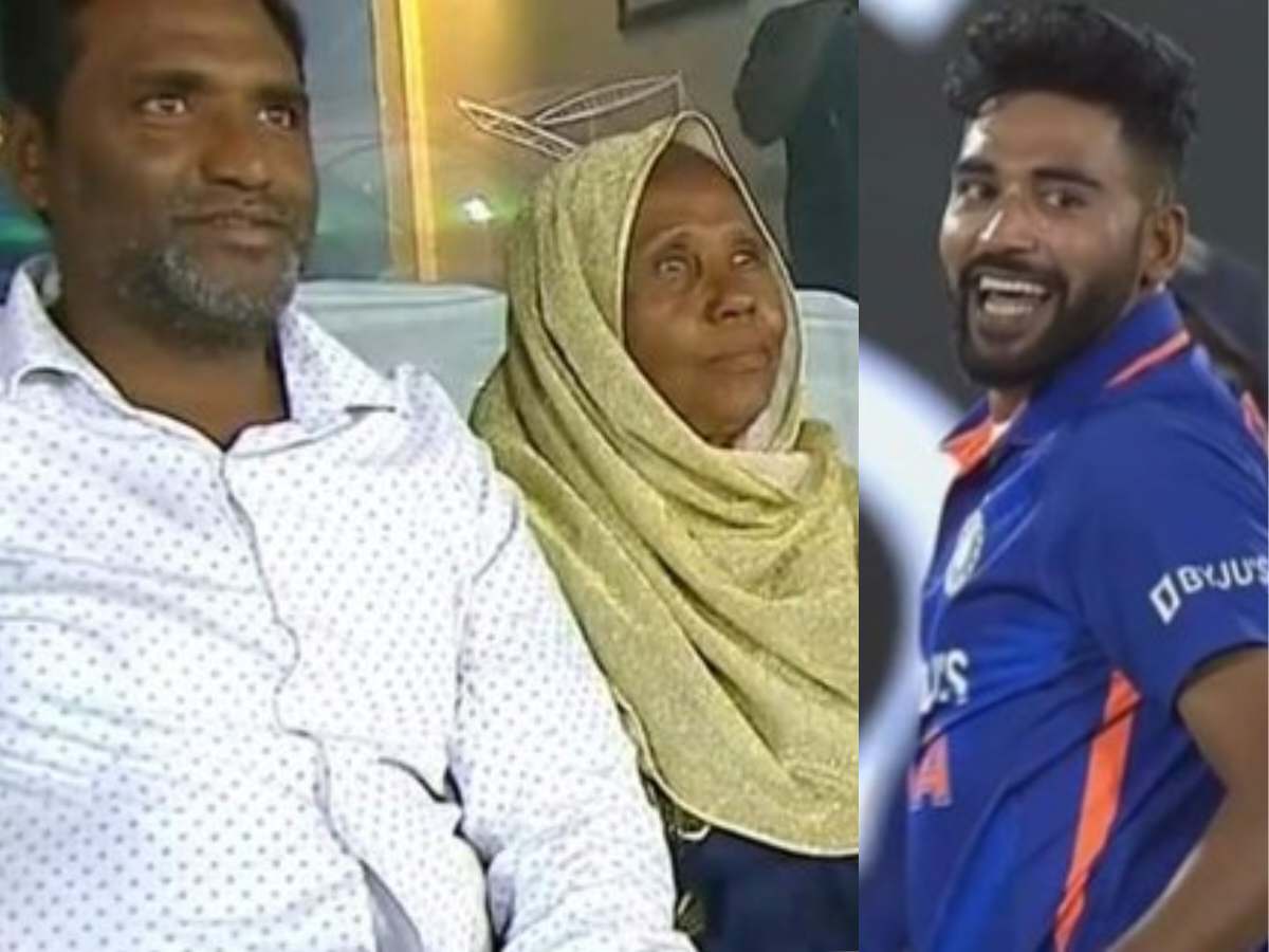 Mohammed Siraj shines in front of family at home ground in Hyderabad, pic goes viral