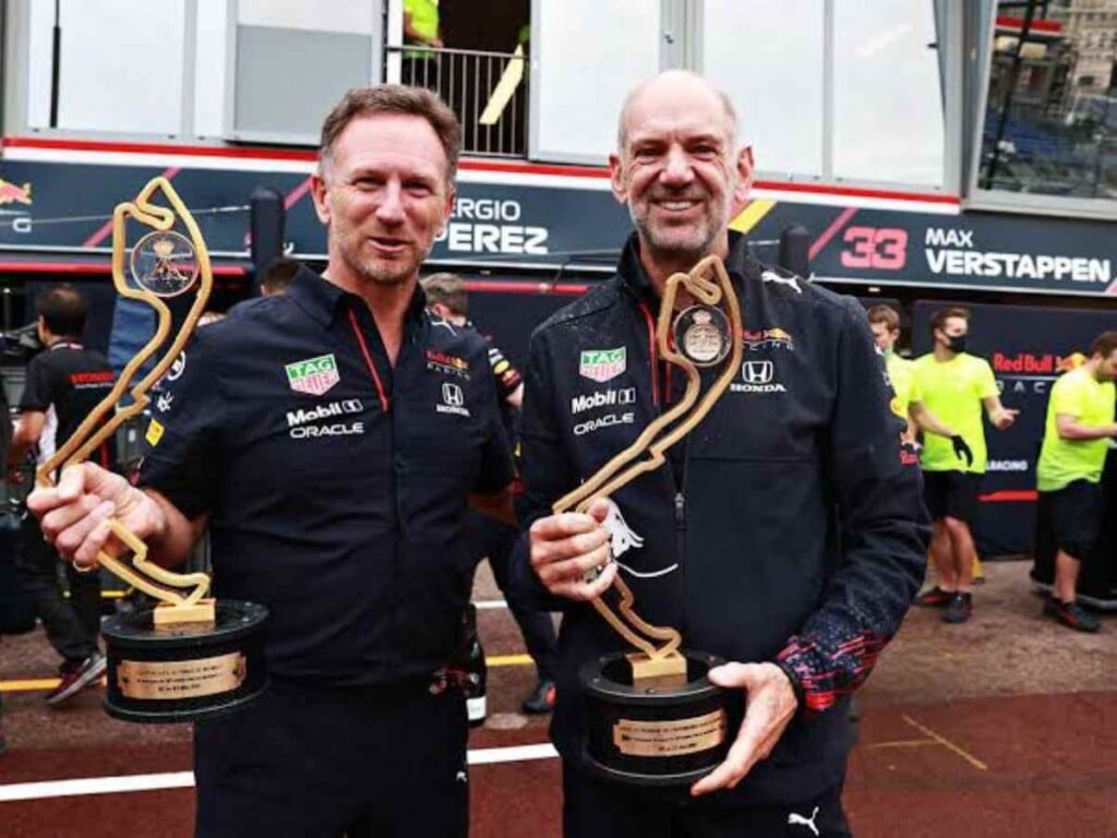 Christian Horner and Adrian Newey