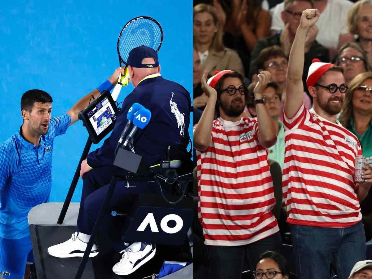 “Now I am the bad guy,” Novak Djokovic slams the chair umpire for not controlling the crowd during his second-round match at the Australian Open 2023