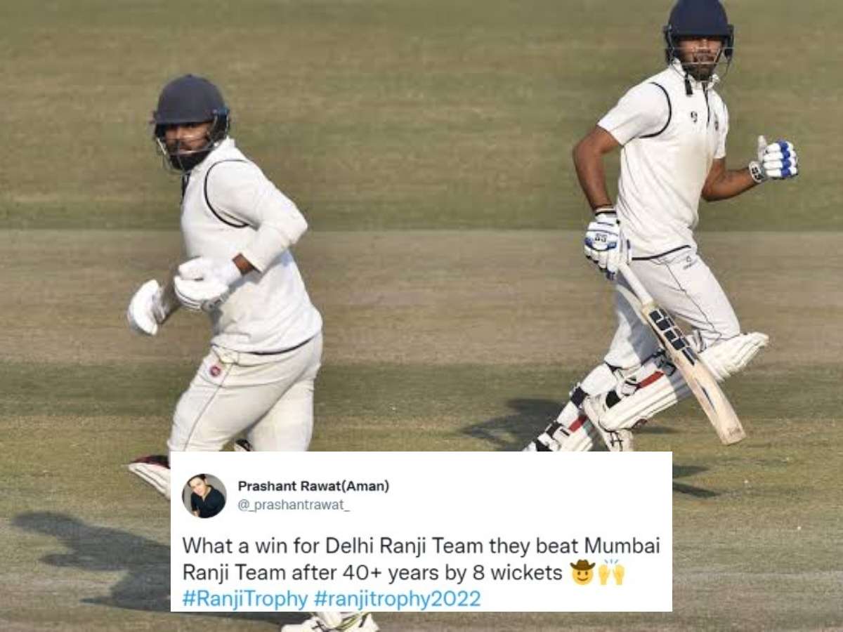 “Virat bhi nhi hra paya tha kya Mumbai ko?”- Twitterati reacts as Delhi register historic victory over Mumbai in Ranji Trophy