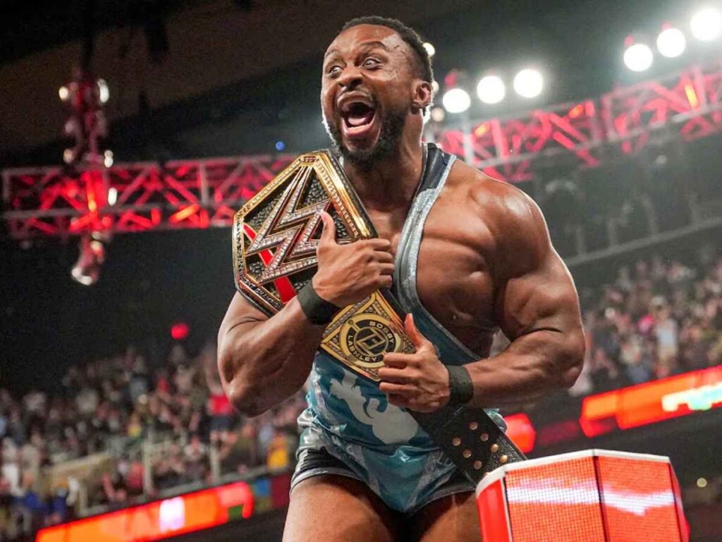 Big E after winning the WWE Championship 