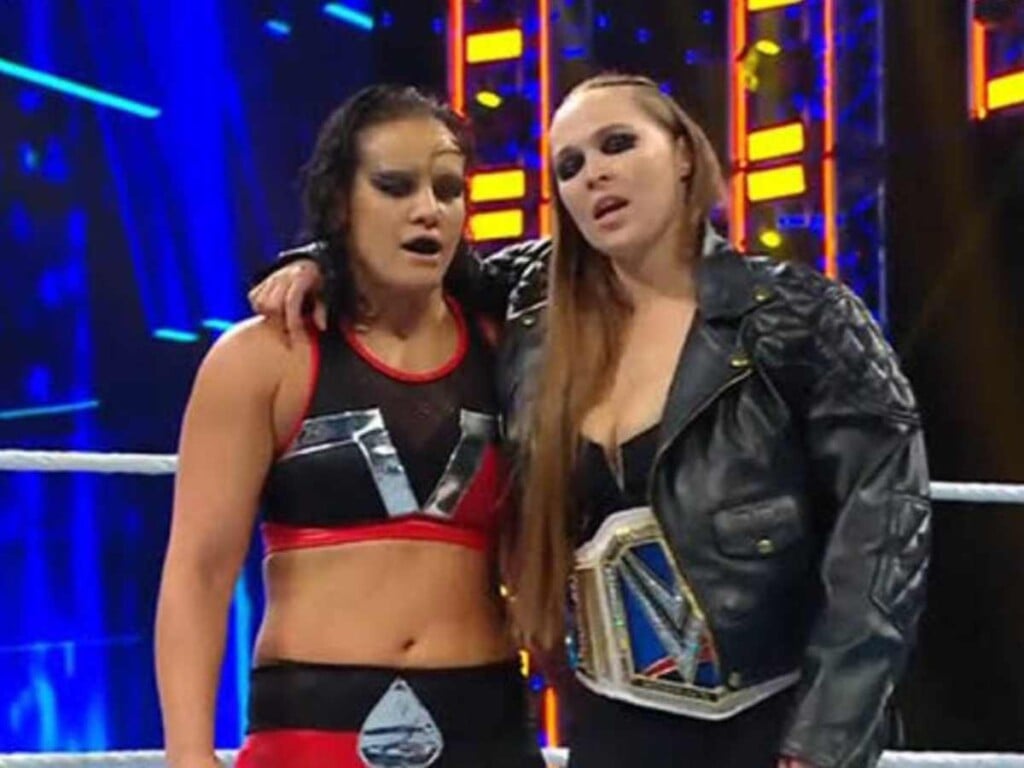 Shayna Baszler and Ronda Rousey (Image Credits- 411Mania)