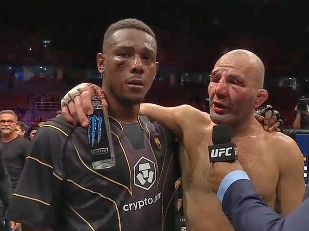 Jamahal Hill and Glover Teixeira ( Image Courtesy: UFC)