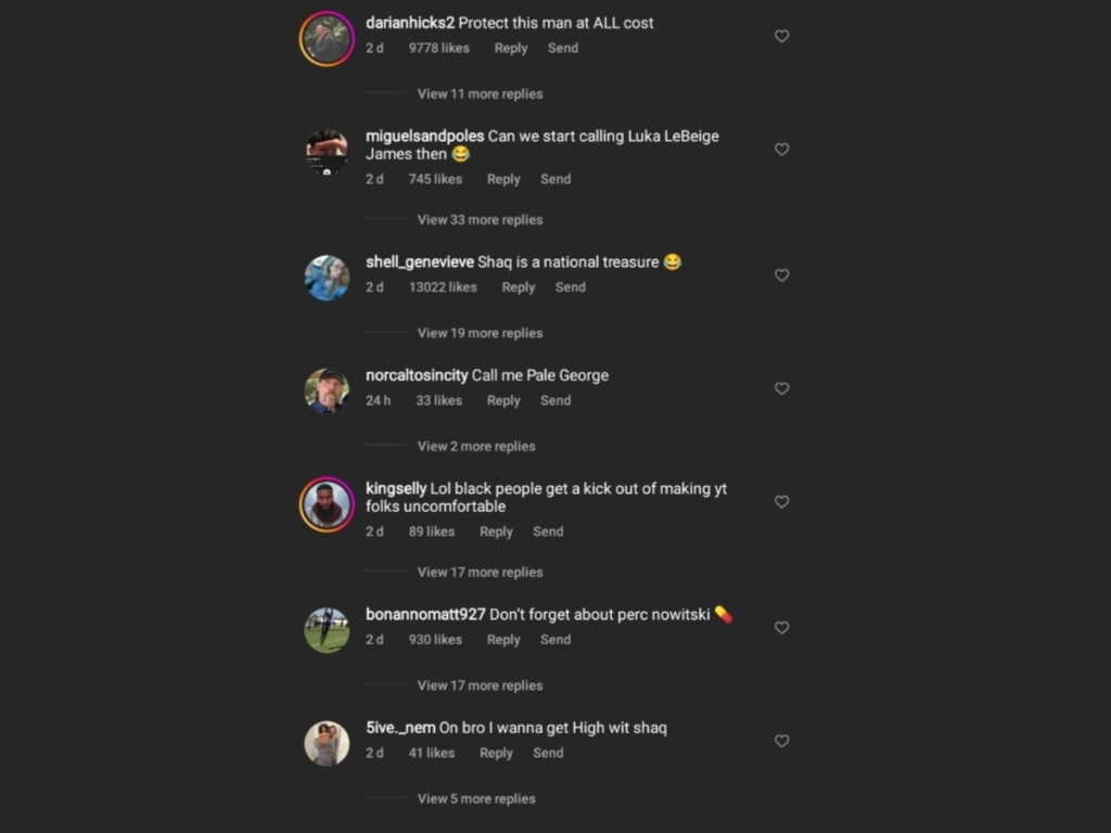 "Dark Nowitzki," Shaquille O'Neal forces female co-host to refer to him with a WILD new nickname 3 Fans' reaction