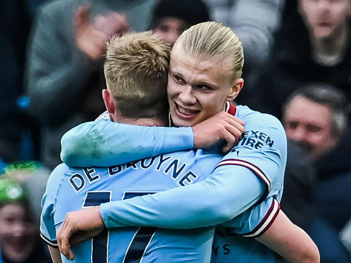 “More Premier League hat-tricks than Cristiano”- Fans bloom as Erling Haaland regains form and scores yet another hattrick for Manchester City