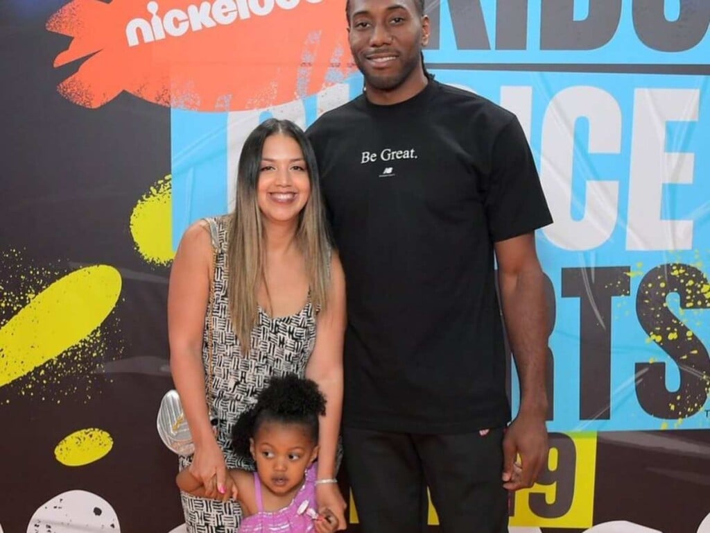 Kawhi Leonard  and his family