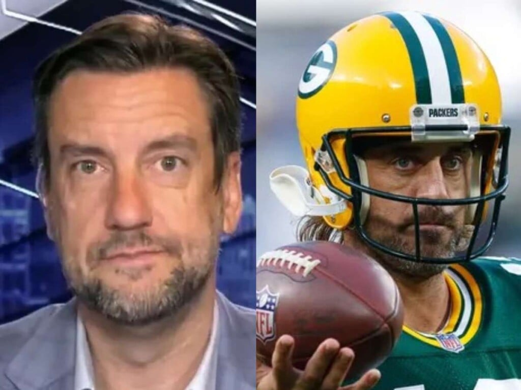 Aaron Rodgers and Clay Travis