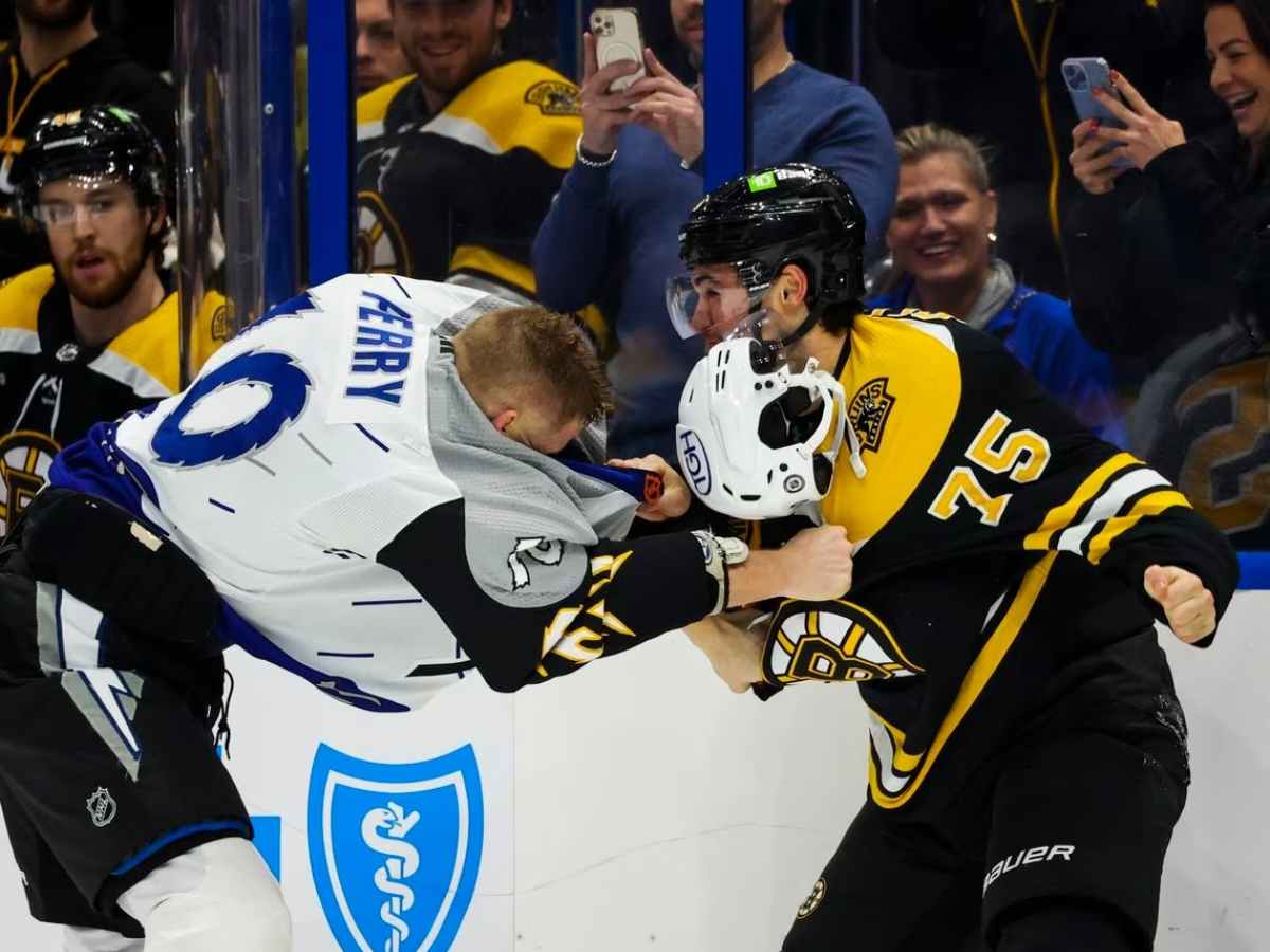 <strong></noscript>WATCH: Connor Clifton absolutely DEMOLISHES Corey Perry in Bruins vs Lightning game</strong>