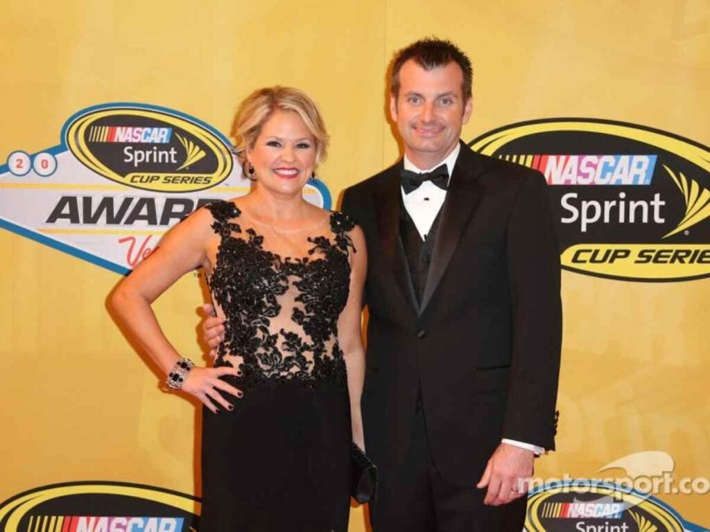 Rodney Childers with Katrina Childers Via Motorsport.com