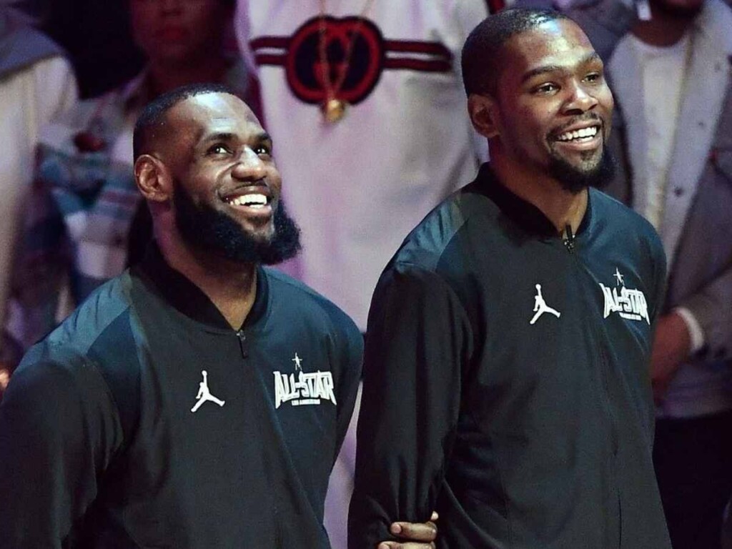 Kevin Durant and LeBron James