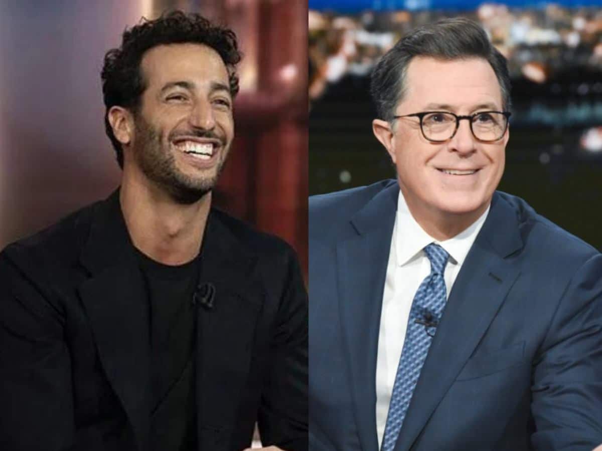 “Not bad for a number 3 driver” – Fans react as Daniel Ricciardo is set to be on The Late Show with Stephen Colbert