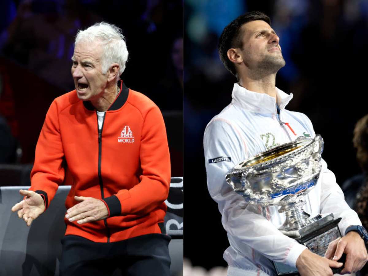 “The best of those three athletically,” John McEnroe delivers major prediction about Novak Djokovic’s future Grand Slam tally after 2023 Australian Open triumph