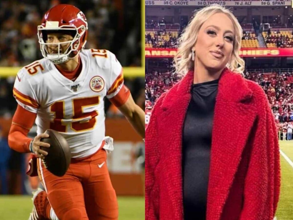 Patrick Mahomes and Brittany Mahomes