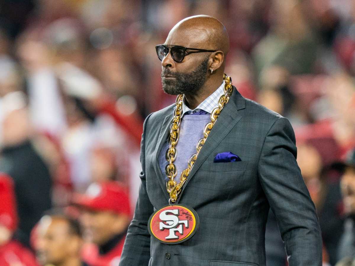 WATCH: “Still the GOAT”- Jerry Rice has a COLD response after being subjected to boos from Eagles fans