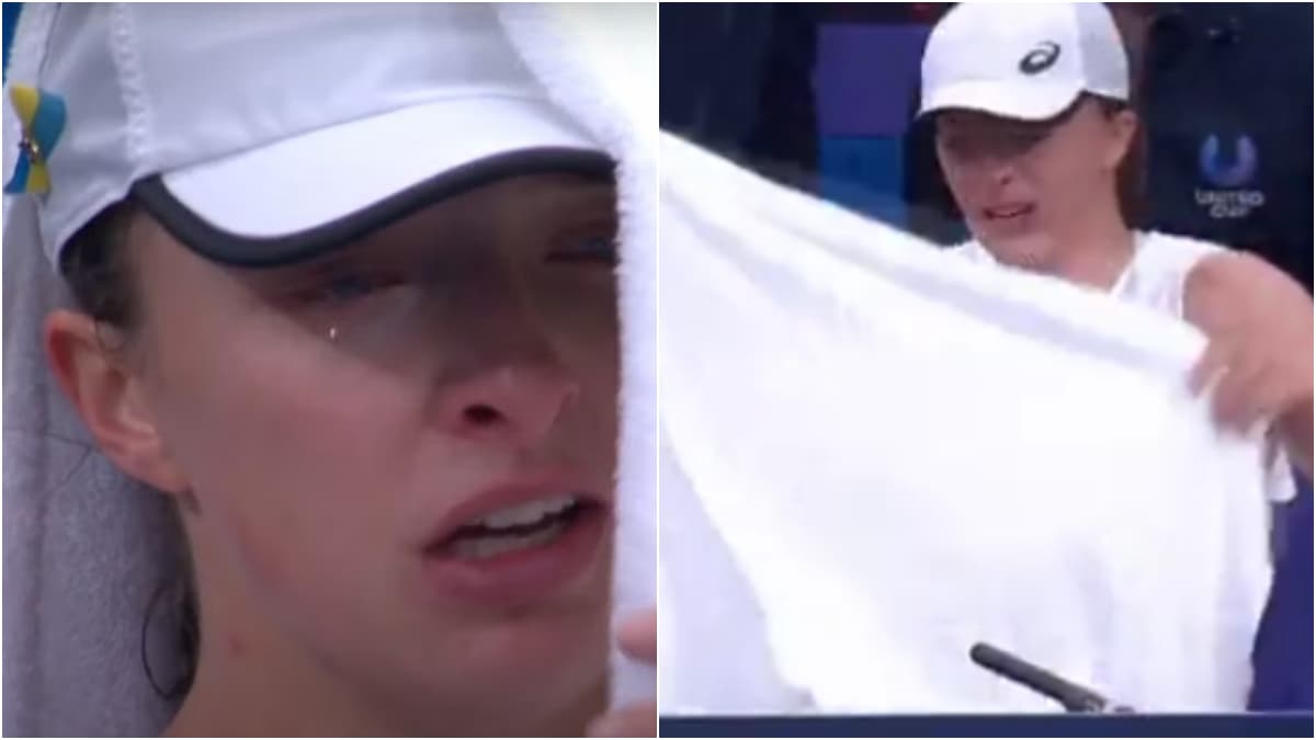 WATCH: Iga Swiatek sobs uncontrollably as she loses to Jessica Pegula at the 2023 United Cup