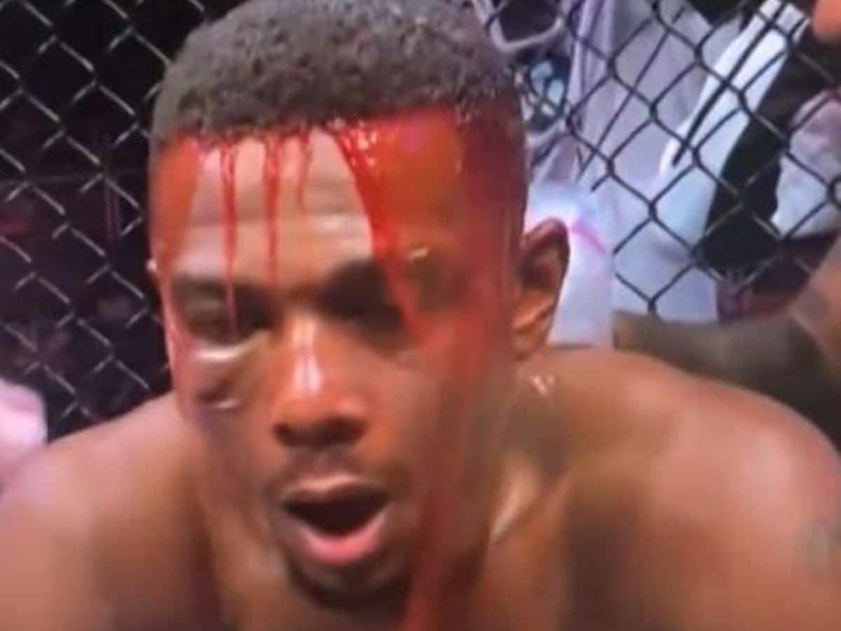 “Not for the faint-hearted!” – Fans freak out as Jamahal Hill is drenched in blood during UFC 283 title fight