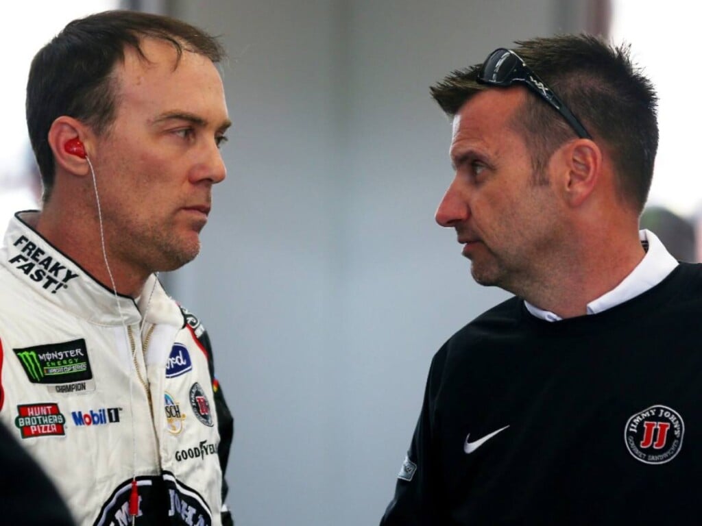 Kevin Harvick and Rodney Childers