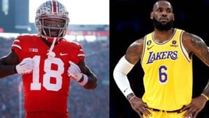 Marvin Harrison and Lebron James