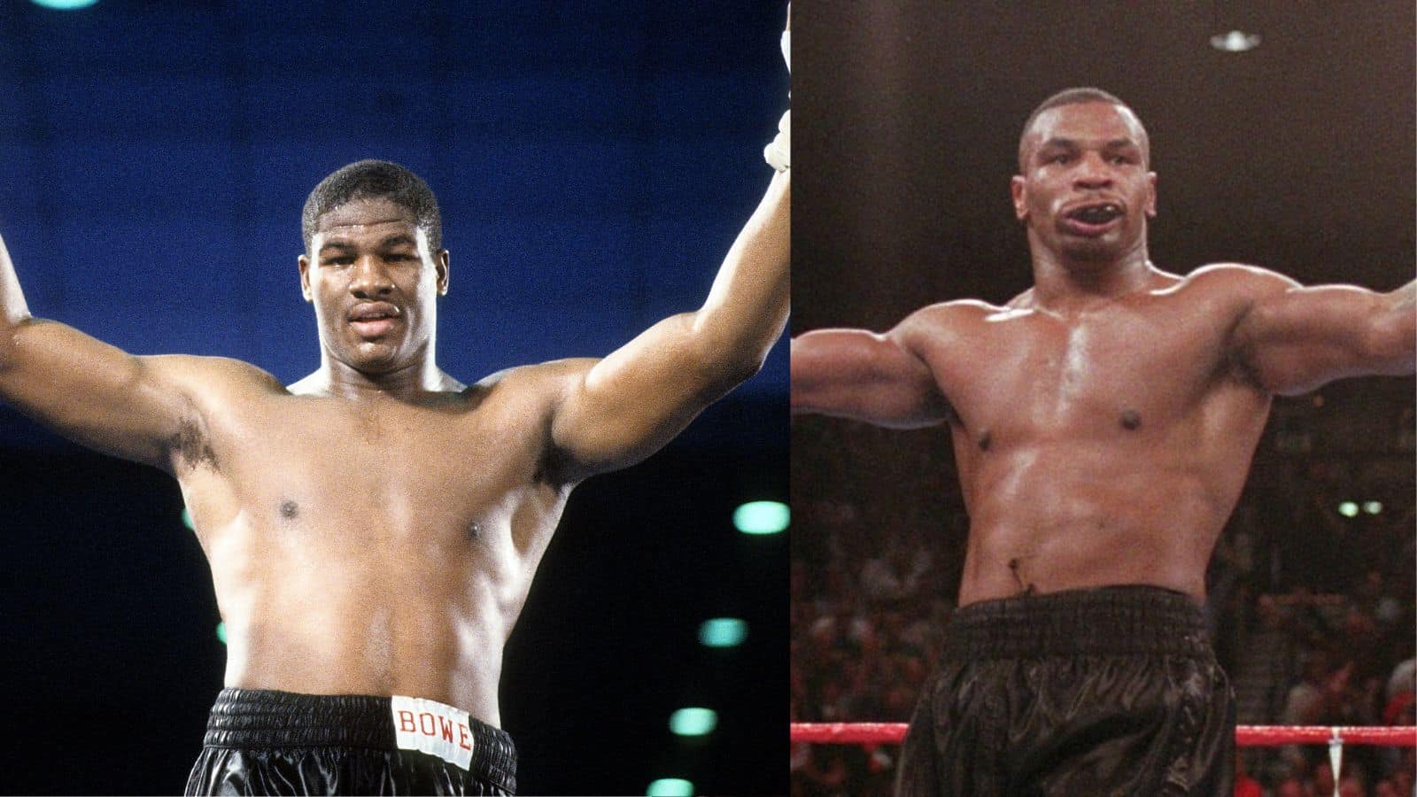 Why did Mike Tyson deny fighting the Olympic medalist Riddick Bowe?