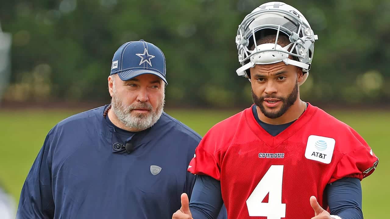 “It’s comical,” Dak Prescott REJECTS the idea of HC Mike McCarthy’s Job in jeopardy even if they lose against the Buccaneers