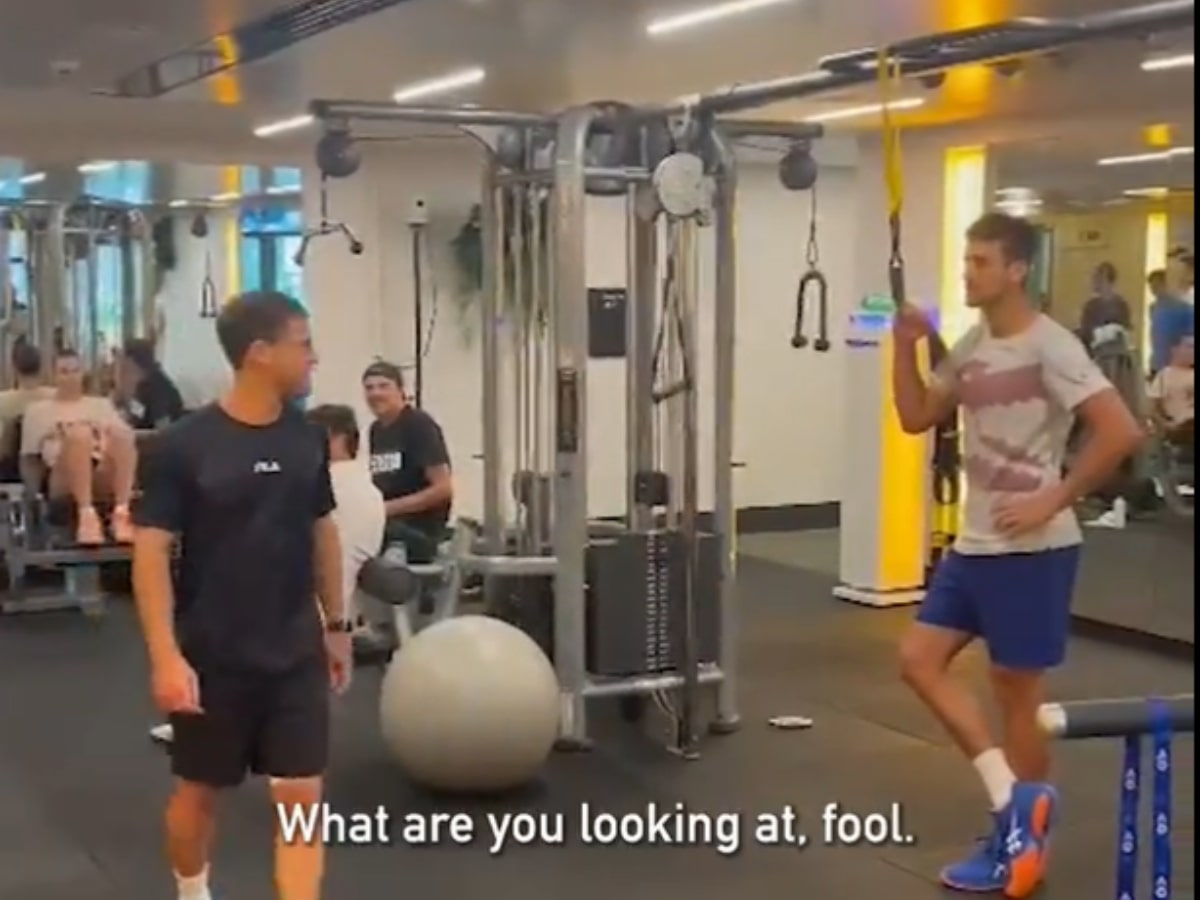 WATCH: Novak Djokovic jokingly mocks Argentine Diego Schwartzman recreating Lionel Messi’s angry World Cup interview