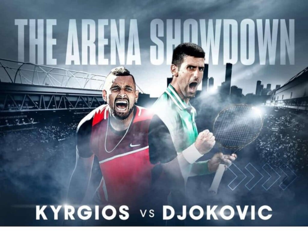 Nick Kyrgios and Novak Djokovic