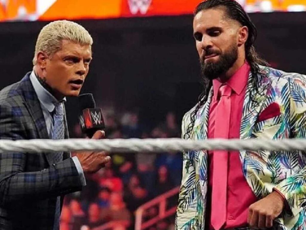 Seth Rollins with Cody Rhodes 