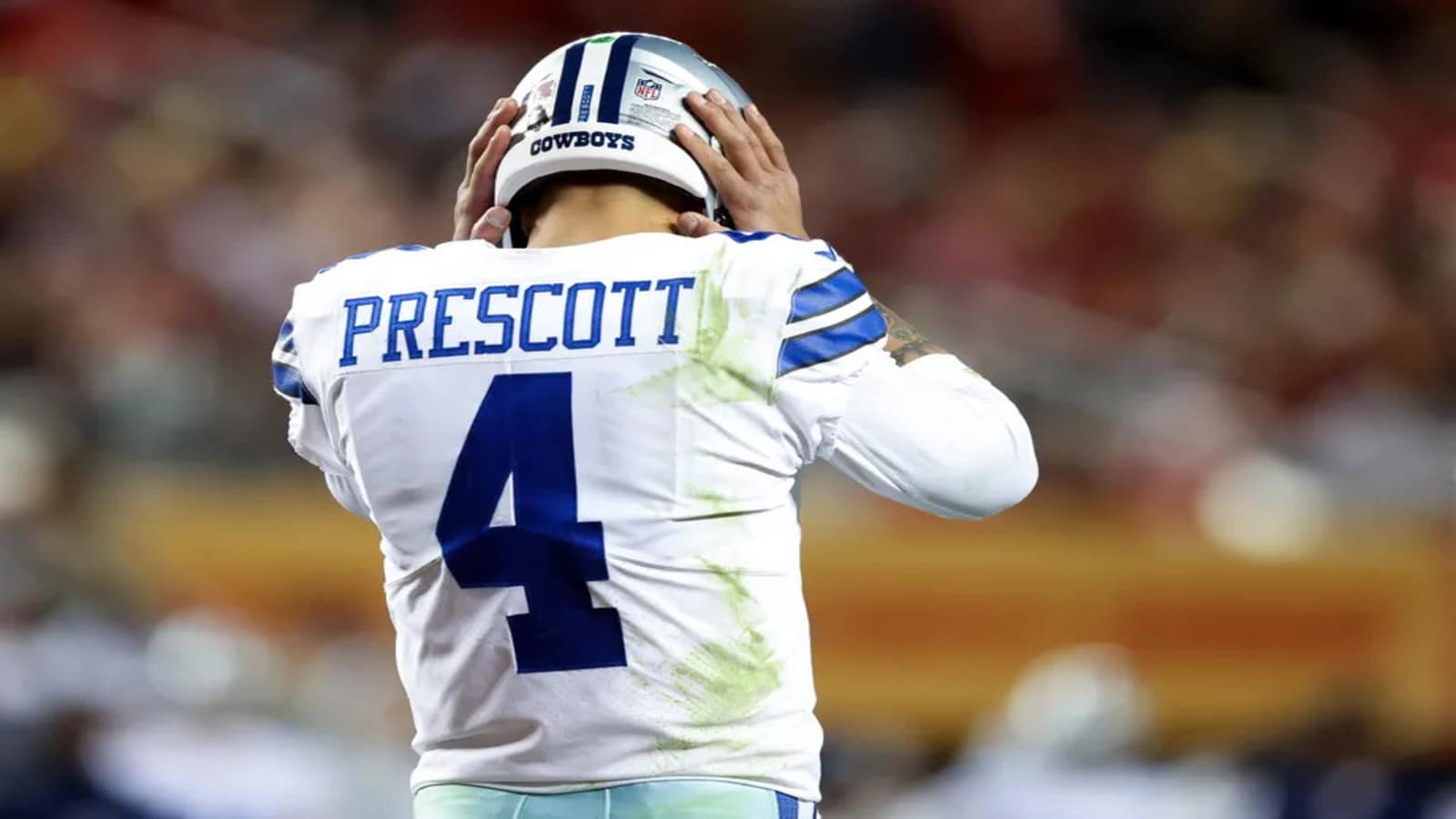 “He is A** ” – Cowboys QB Dak Prescott gets SCORCHED on social media following his hideous 2-INTs performance against the 49ers in a playoff loss