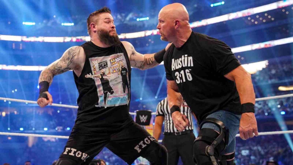 Steve Austin vs. Kevin Owens at Wrestlemania 38