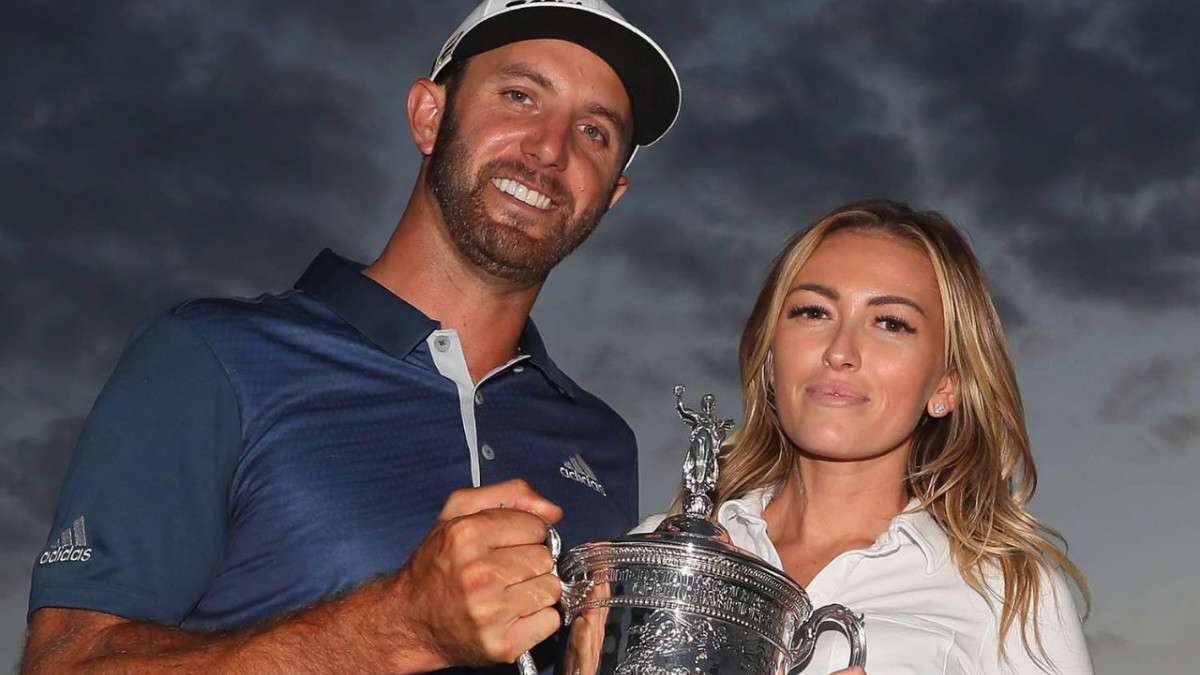 How many children do Paulina Gretzky and Dustin Johnson have?