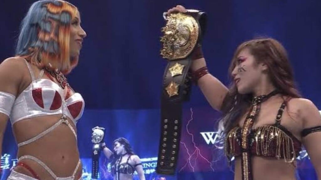 Sasha Banks immediately confronted Kairi Sane at Wrestle Kingdom 17 event 