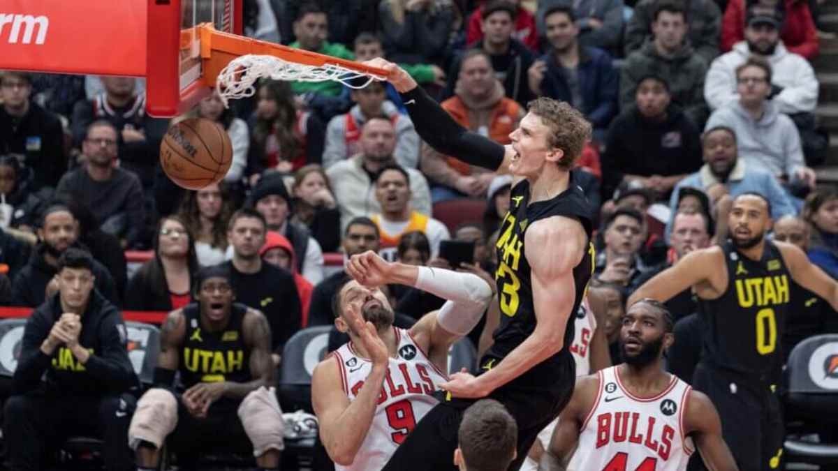 “Dunk straight outta Helsinki” – Fans bedazzled as Lauri Markkanen puts Nikola Vucevic on a poster with a RUTHLESS dunk