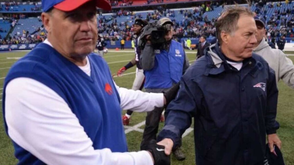 Rex Ryan and Bill Belichick (Image via Marca)