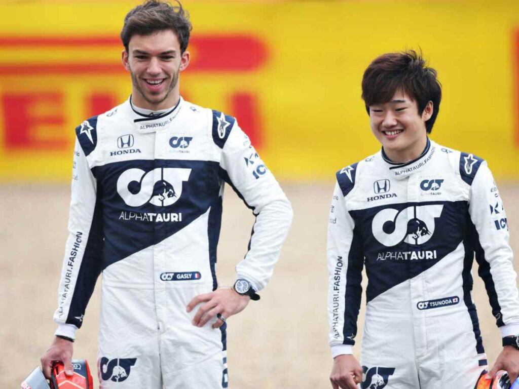 Fans react as Pierre Gasly and Yuki Tsunoda reunite at the gym ...