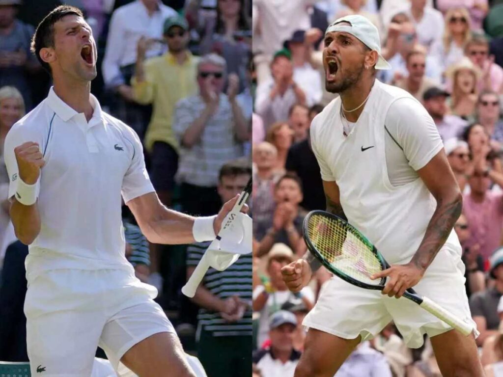 Novak Djokovic vs Nick Kyrgios (Image Credit: News9Live)