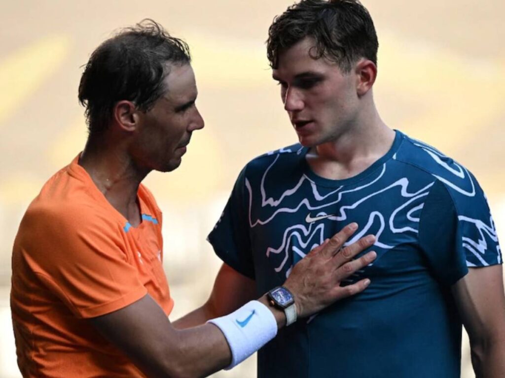 Rafael Nadal and Jack Draper (Image Credit: NDTV Sports)