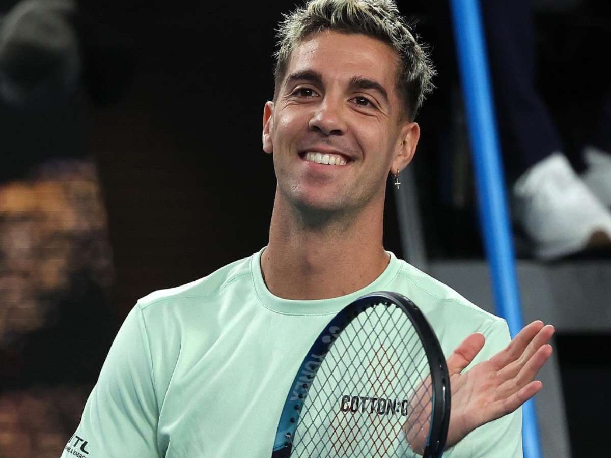 WATCH: Thanasi Kokkinakis pokes fun at reporter who calls him ‘Kyrgios’ at the Australian Open 2023