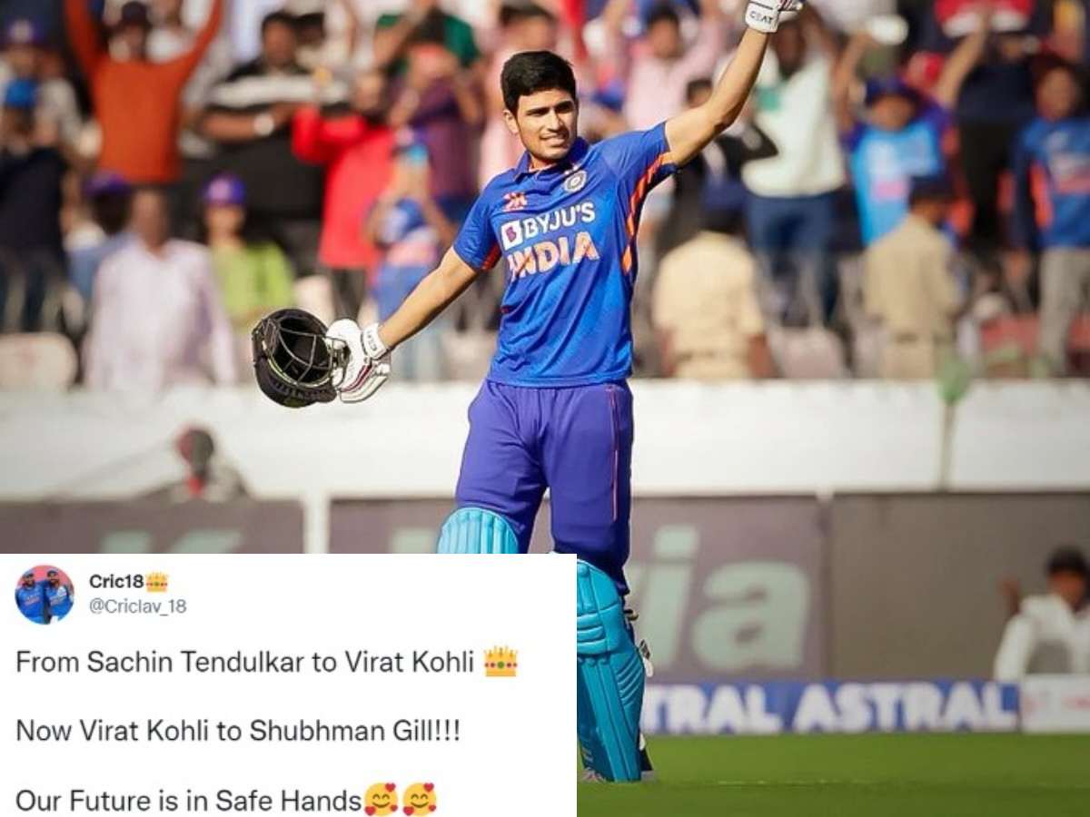 “Ek hi jeevan me dher SARA pyar mila”- Shubman Gill creates history after double ton against New Zealand; cricket fraternity bows