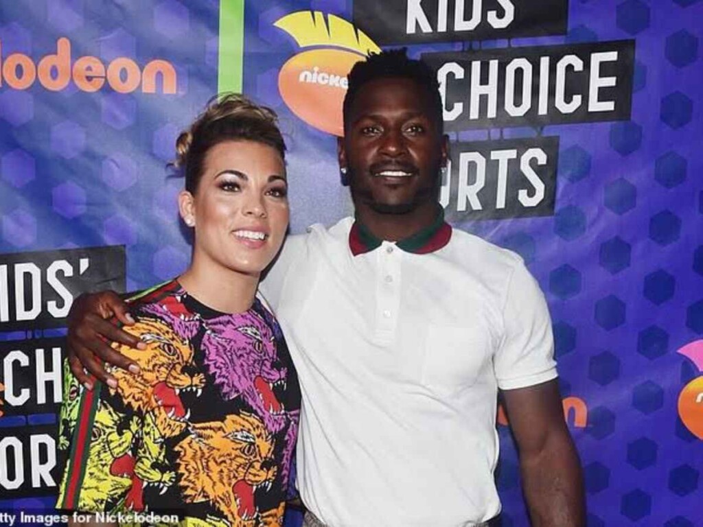 Antonio Brown with Chelsie Kyriss