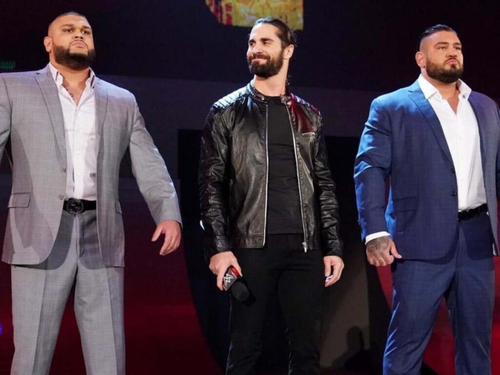 The Authors of Pain with Seth Rollins on WWE Raw