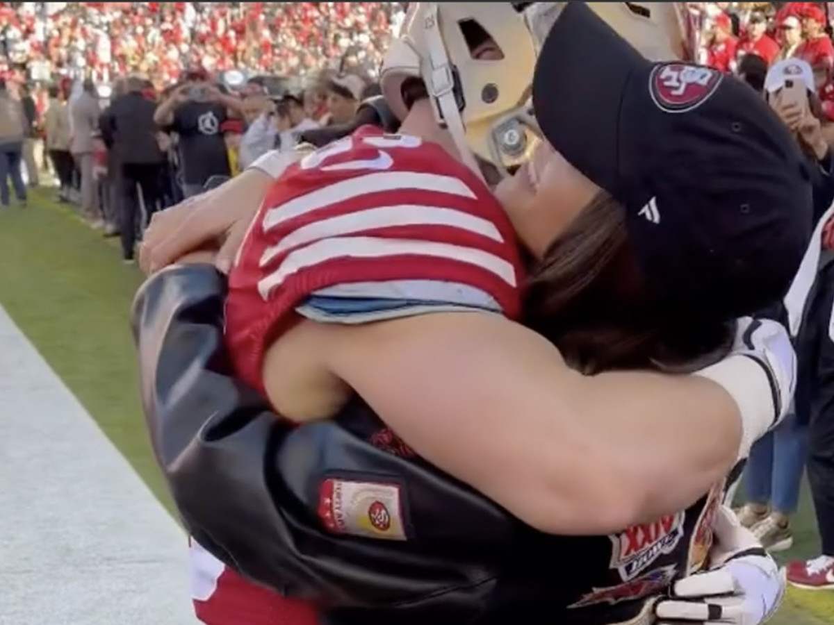 Christian McCaffrey’s STUNNING girlfriend Olivia Culpo showers love on the 49ers RB through a series of ‘spicy’ Instagram stories following their playoff victory over the Cowboys