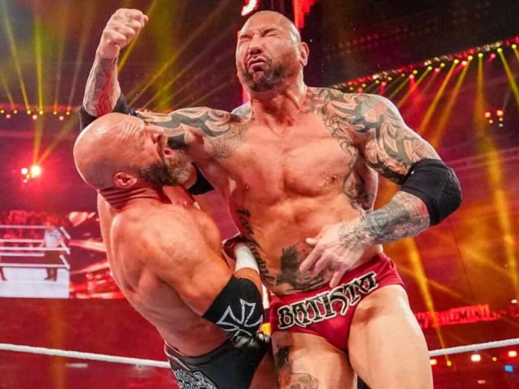 Batista vs. Triple H at WWE WrestleMania 35