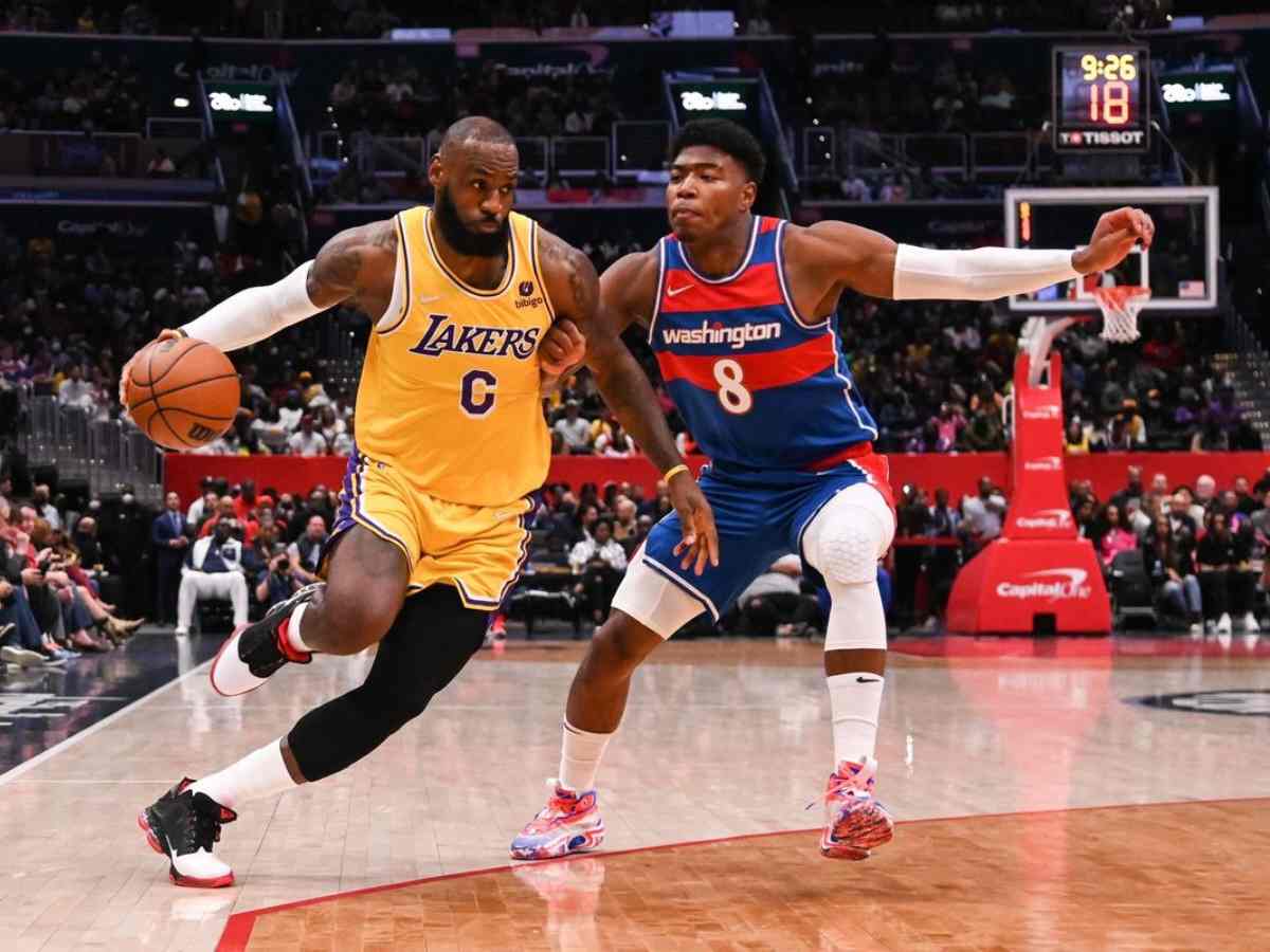 “Pelinka cooked the Wizards” – Fans react to Rob Pelinka finally getting LeBron James, Lakers some help by exchanging Rui Hachimura for Kendrick Nunn and some picks