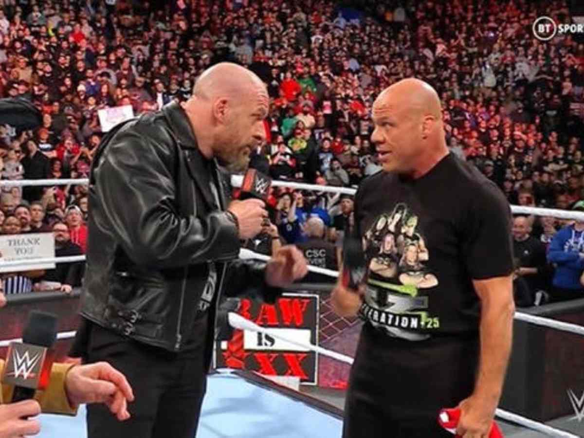 “I’ll remember this forever,” Kurt Angle recaps on becoming an Honorary member of D-Generation X on WWE Raw 30 last night