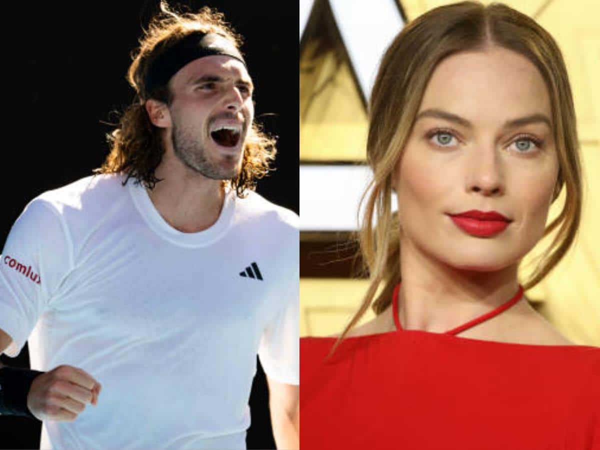 “I’d prefer not to try playing in front of her,” Stefanos Tsitsipas says he wants to focus on the Australian Open title before meeting Margot Robbie